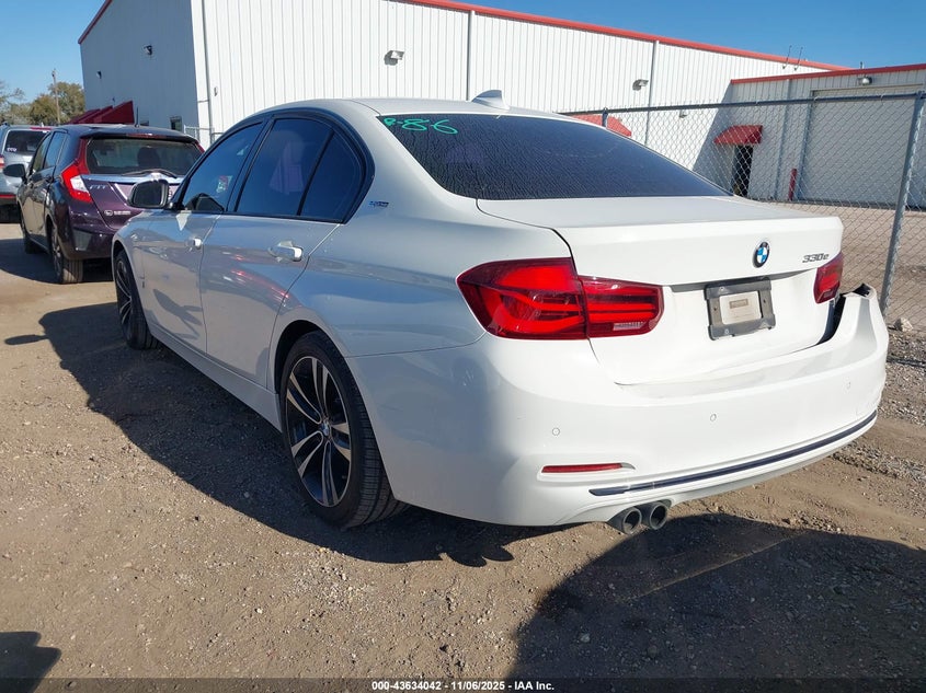 2018 BMW 330E IPERFORMANCE - WBA8E1C59JA178578