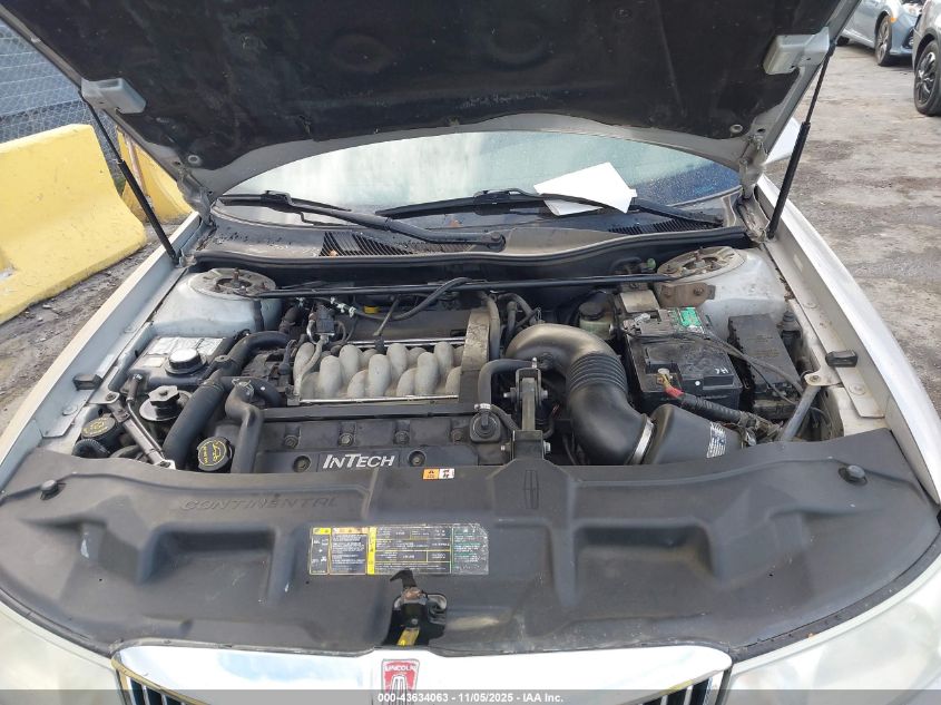 2001 Lincoln Continental VIN: 1LNHM97V31Y736149 Lot: 43634063