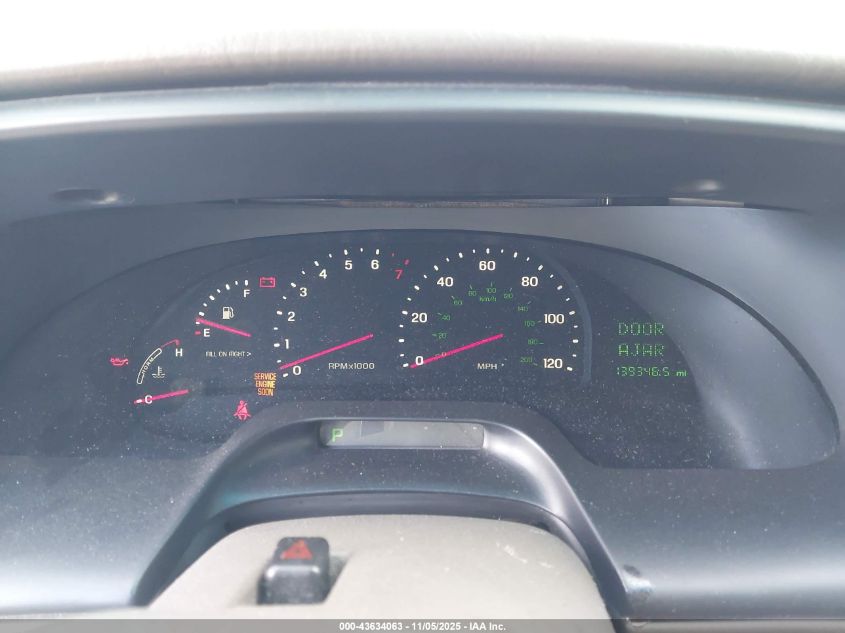 2001 Lincoln Continental VIN: 1LNHM97V31Y736149 Lot: 43634063