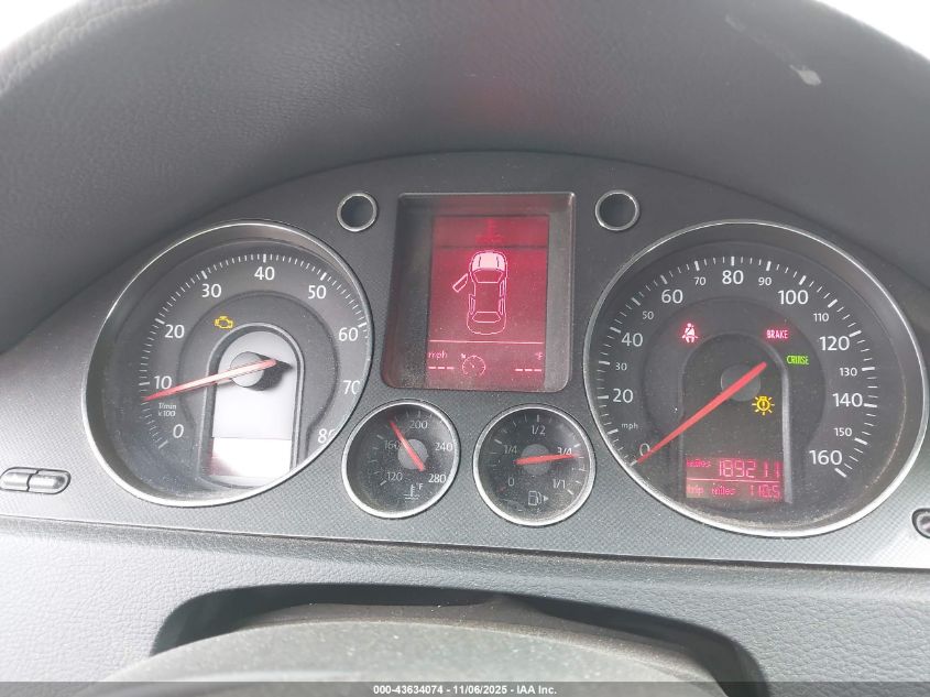 2007 Volkswagen Passat 2.0T VIN: WVWGK73C27P044638 Lot: 43634074