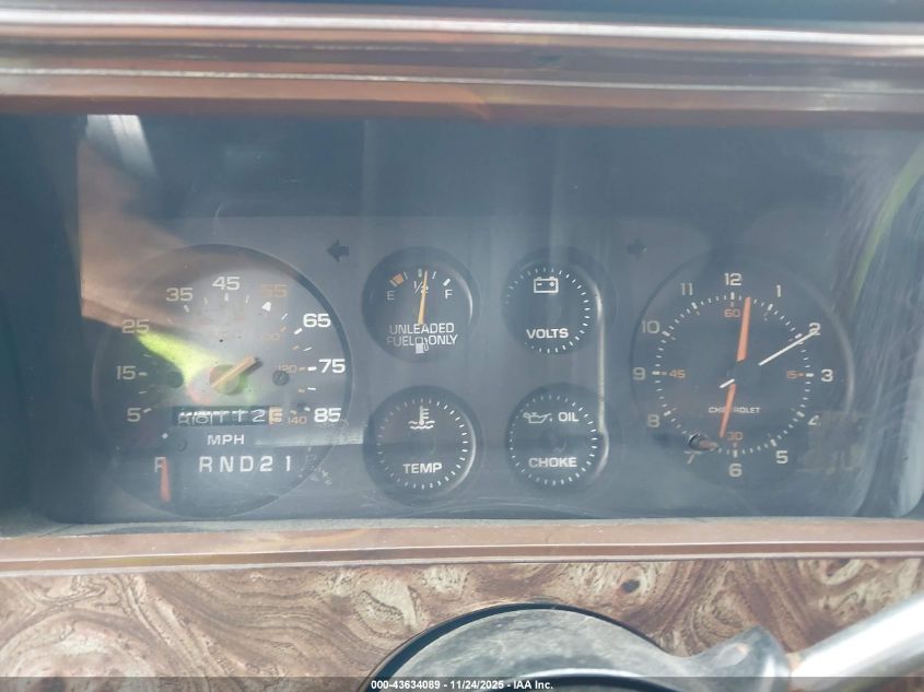 1981 Chevrolet Monte Carlo VIN: 1G1AZ37J7BK502935 Lot: 43634089