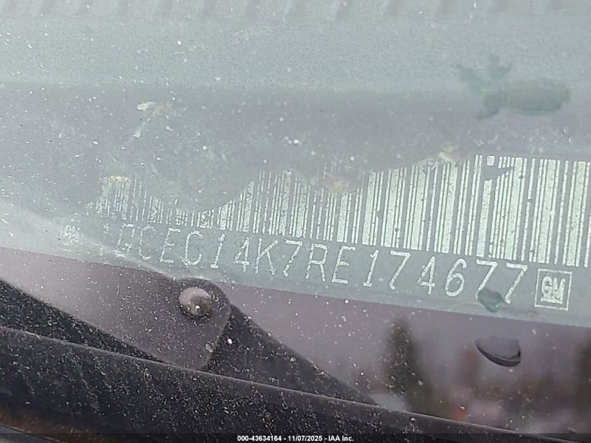 1994 Chevrolet Gmt-400 C1500 VIN: 1GCEC14K7RE174677 Lot: 43634164