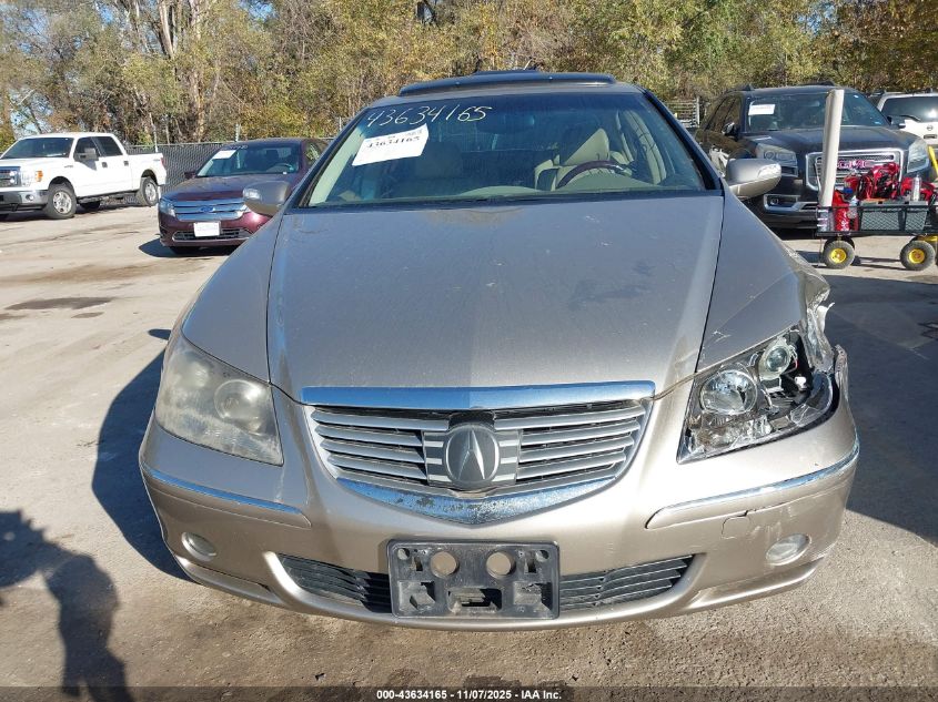 2007 Acura Rl 3.5 VIN: JH4KB16687C004227 Lot: 43634165