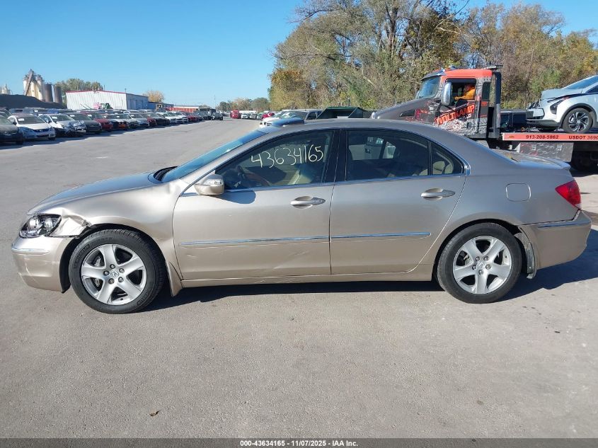 2007 Acura Rl 3.5 VIN: JH4KB16687C004227 Lot: 43634165