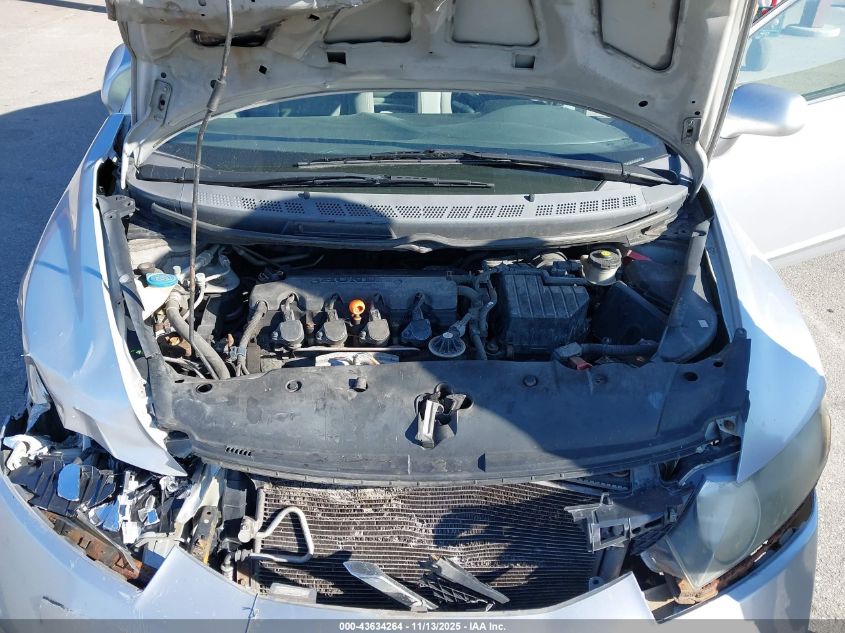 2010 Honda Civic Lx VIN: 2HGFA1F55AH304343 Lot: 43634264