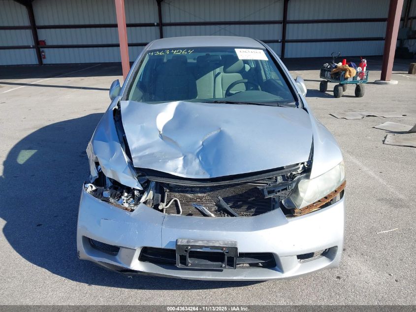 2010 Honda Civic Lx VIN: 2HGFA1F55AH304343 Lot: 43634264