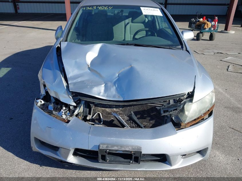 2010 Honda Civic Lx VIN: 2HGFA1F55AH304343 Lot: 43634264