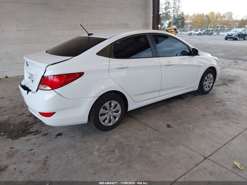 2017 HYUNDAI ACCENT SE KMHCT4AE8HU297508