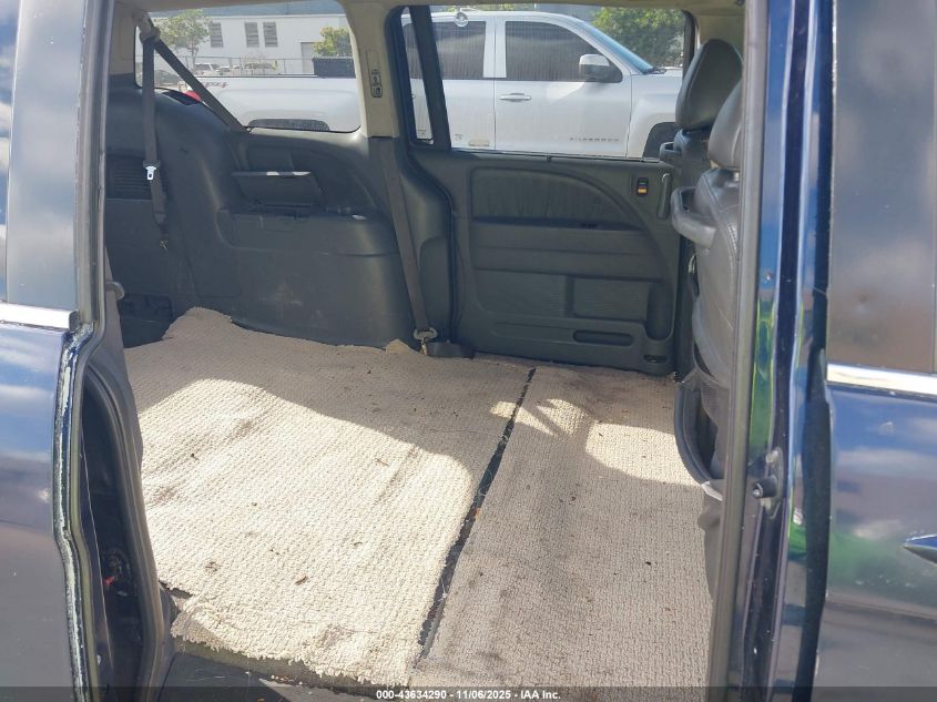 2005 Honda Odyssey Ex-L VIN: 5FNRL38755B092054 Lot: 43634290