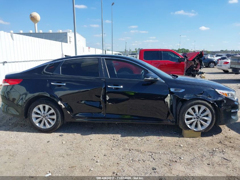 2016 Kia Optima Lx VIN: 5XXGT4L38GG076383 Lot: 43634317