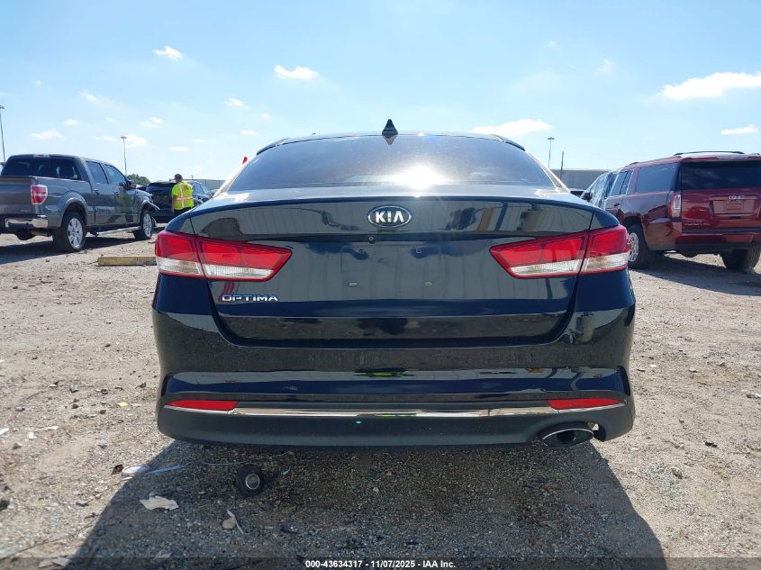 2016 Kia Optima Lx VIN: 5XXGT4L38GG076383 Lot: 43634317