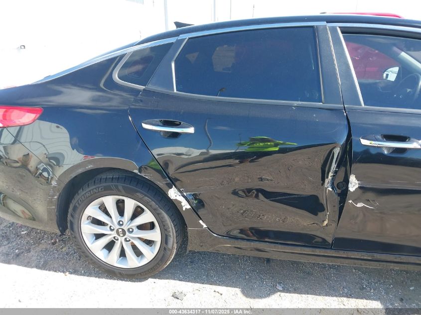 2016 Kia Optima Lx VIN: 5XXGT4L38GG076383 Lot: 43634317