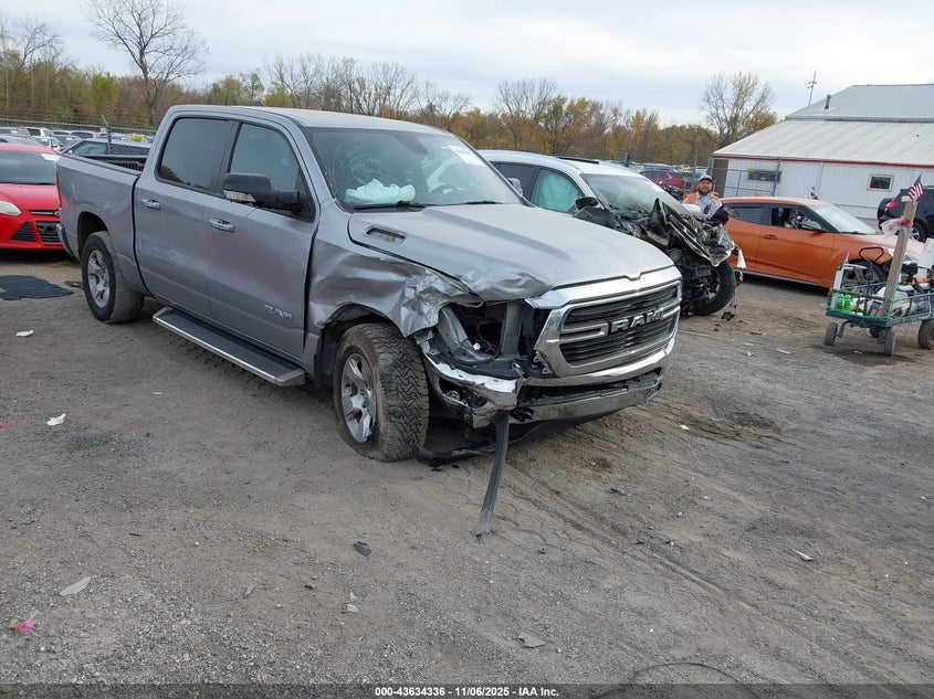 2019 RAM 1500 BIG HORN/LONE STAR  4X4 5'7 BOX - 1C6SRFFT0KN842238