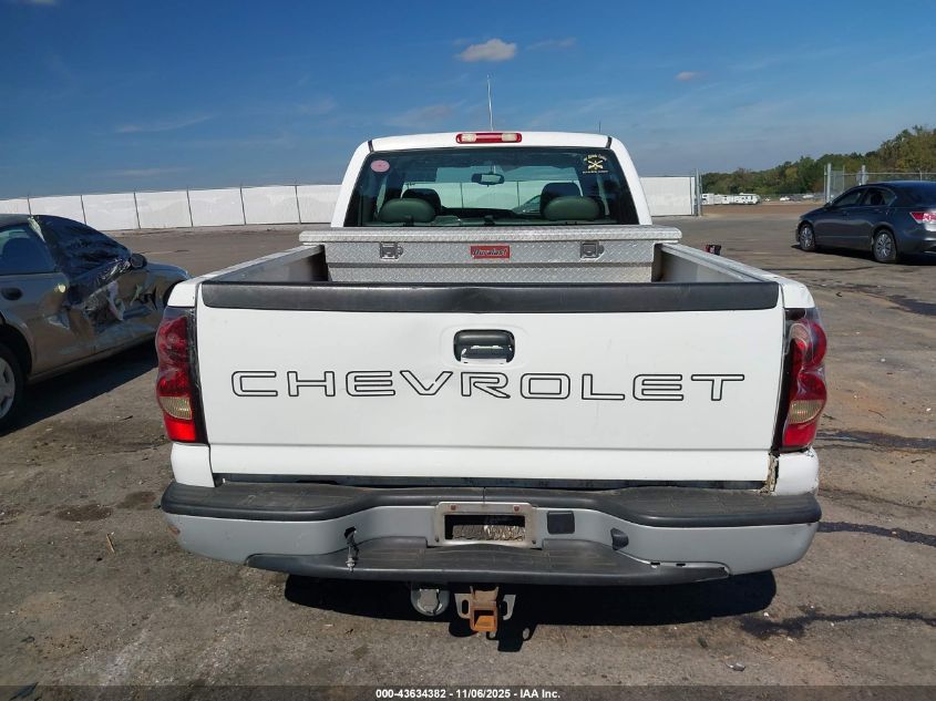 2006 Chevrolet Silverado 1500 Work Truck VIN: 1GCEC19T76Z195812 Lot: 43634382