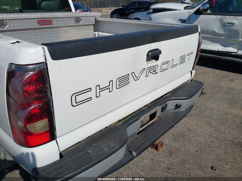2006 Chevrolet Silverado 1500 Work Truck VIN: 1GCEC19T76Z195812 Lot: 43634382