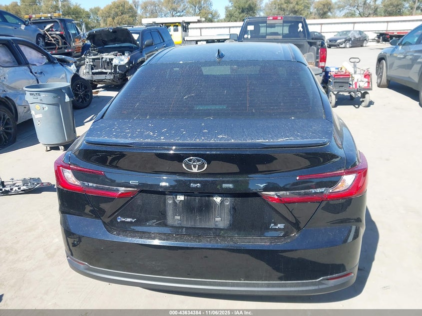 2025 TOYOTA CAMRY LE 4T1DAACK3SU068205