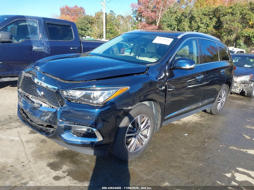 2019 Infiniti Qx60 Luxe VIN: 5N1DL0MMXKC516322 Lot: 43634406
