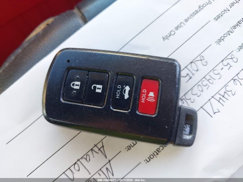 2015 Toyota Avalon Xle VIN: 4T1BK1EBXFU181009 Lot: 43634471