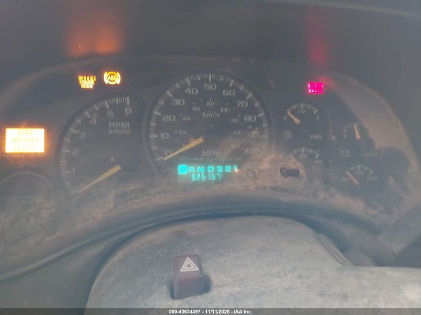 2000 Chevrolet Silverado 1500 Ls VIN: 2GCEK19T1Y1254772 Lot: 43634497