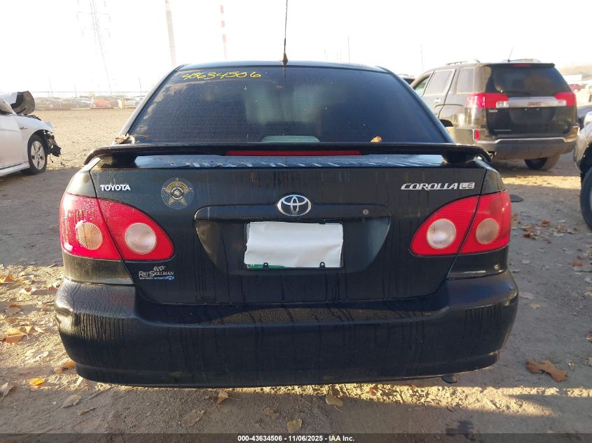 2008 Toyota Corolla Le VIN: 1NXBR32EX8Z012763 Lot: 43634506