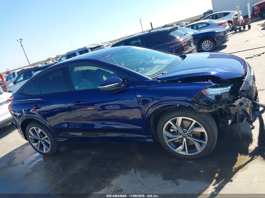 2023 Audi Q4 Sportback E-Tron Premium 50 Quattro VIN: WA122BFZ3PP030559 Lot: 43634549
