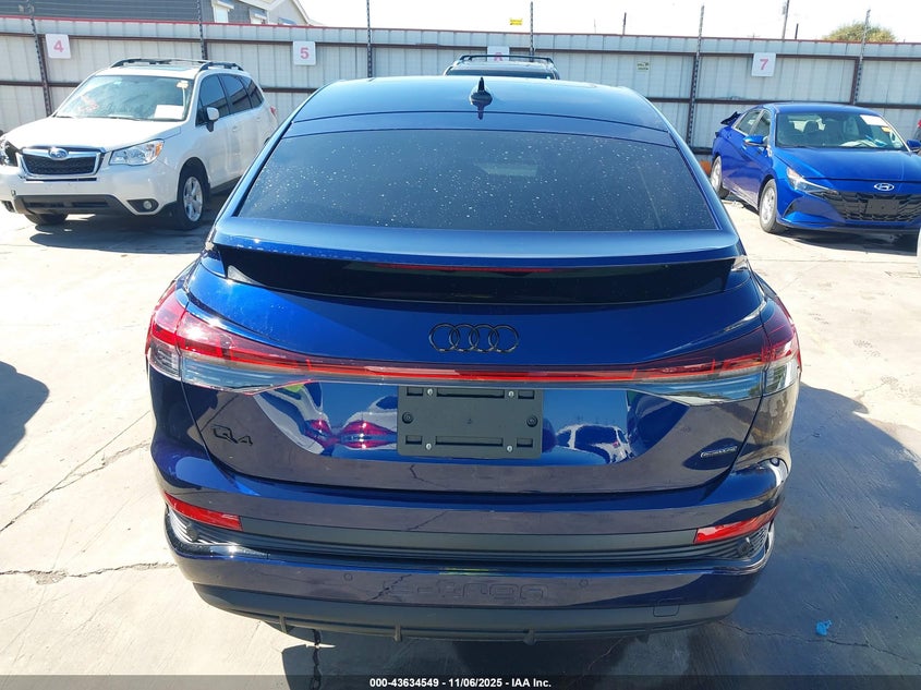 2023 Audi Q4 Sportback E-Tron Premium 50 Quattro VIN: WA122BFZ3PP030559 Lot: 43634549