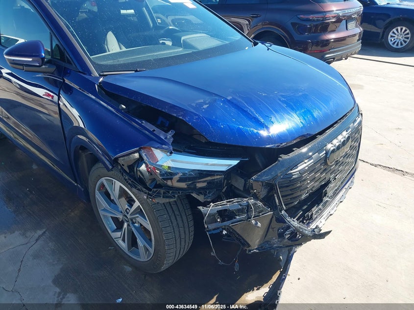 2023 Audi Q4 Sportback E-Tron Premium 50 Quattro VIN: WA122BFZ3PP030559 Lot: 43634549