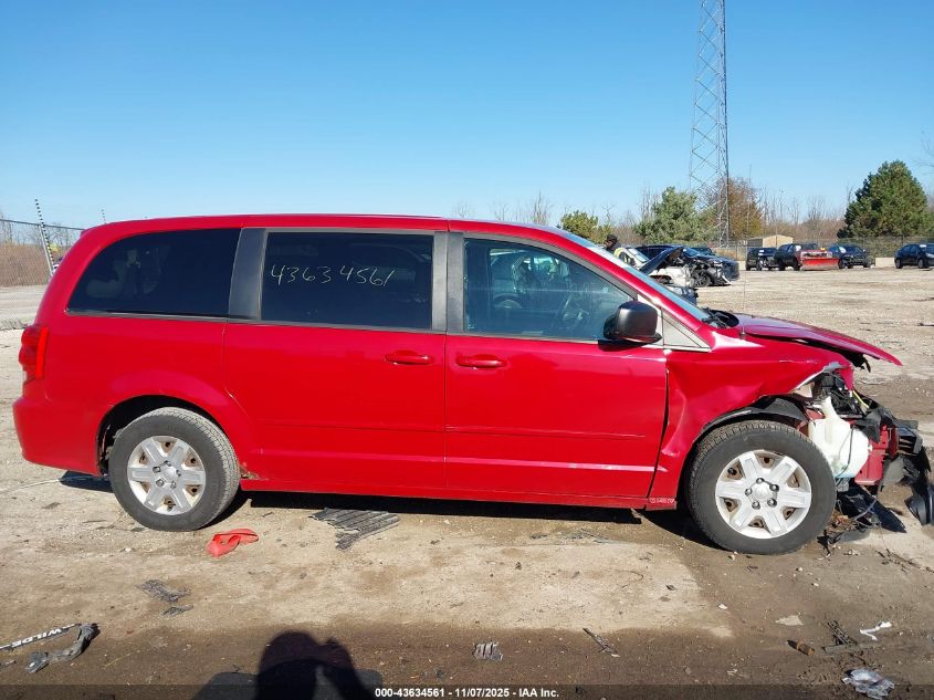 2012 Dodge Grand Caravan Se/Avp VIN: 2C4RDGBG7CR196284 Lot: 43634561