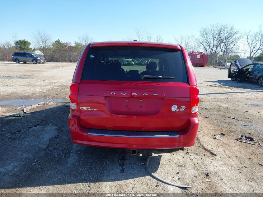 2012 Dodge Grand Caravan Se/Avp VIN: 2C4RDGBG7CR196284 Lot: 43634561