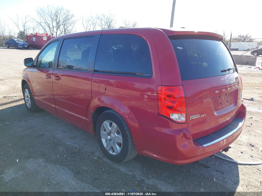 2C4RDGBG7CR196284 2012 DODGE CARAVAN photo no. 3