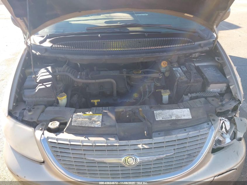 2002 Chrysler Town & Country Ex VIN: 2C8GP74L02R568294 Lot: 43634572