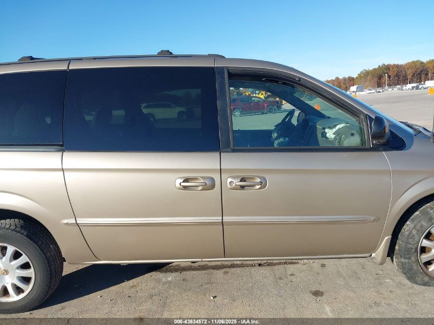 2002 Chrysler Town & Country Ex VIN: 2C8GP74L02R568294 Lot: 43634572