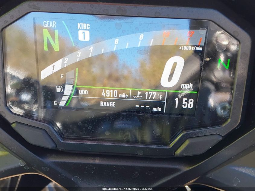 2024 Kawasaki Ex650 R VIN: ML5EXER13RDAD5754 Lot: 43634578