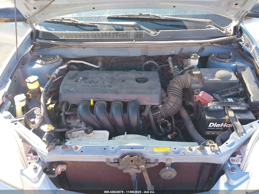 2005 Toyota Matrix VIN: 2T1KR32E05C374078 Lot: 43634579