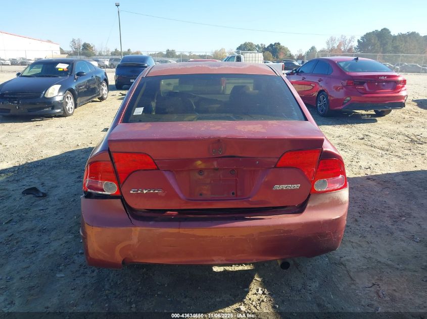 2006 Honda Civic Lx VIN: 1HGFA15566L037919 Lot: 43634650