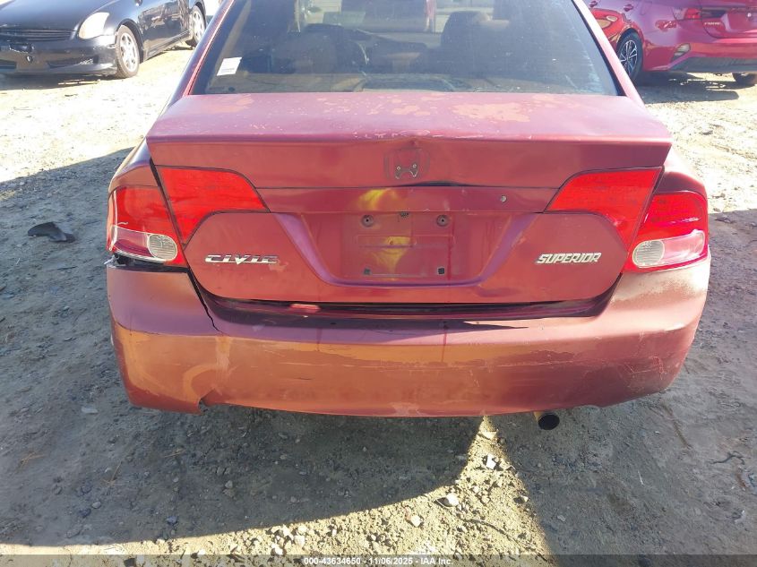 2006 Honda Civic Lx VIN: 1HGFA15566L037919 Lot: 43634650