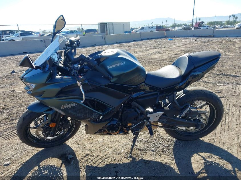 2025 Kawasaki Ex650 P VIN: ML5EXEP19SDAF9209 Lot: 43634662