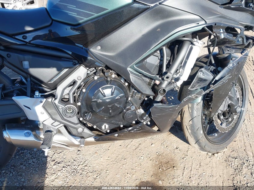 2025 Kawasaki Ex650 P VIN: ML5EXEP19SDAF9209 Lot: 43634662