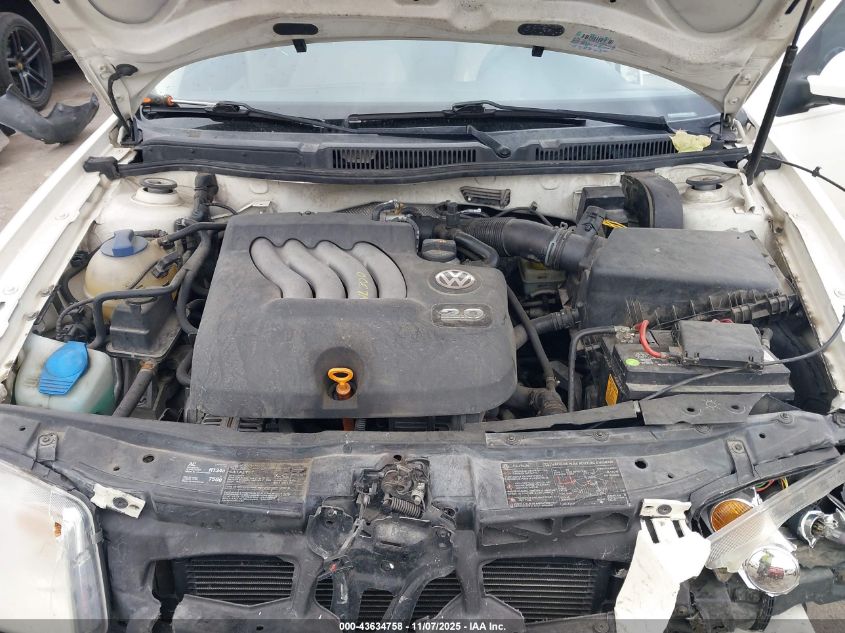 2004 Volkswagen Jetta Gls 2.0L VIN: 3VWSK69M04M037187 Lot: 43634758