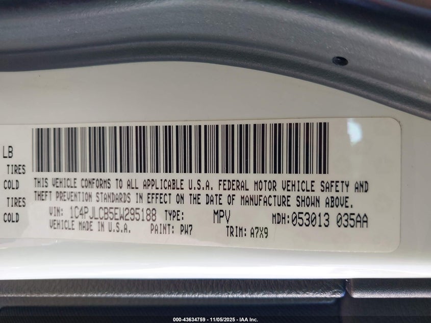 2014 JEEP CHEROKEE ALTITUDE - 1C4PJLCB5EW295188