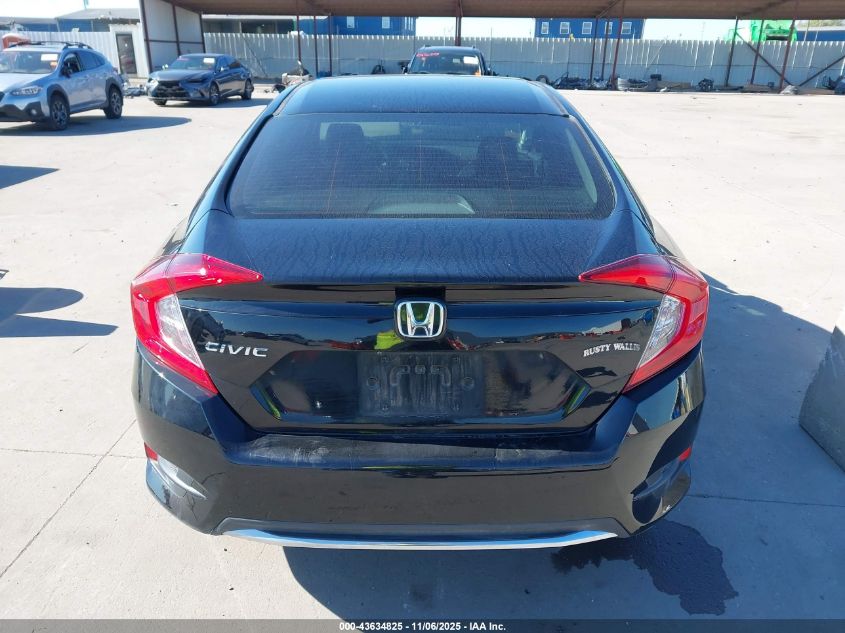 2020 Honda Civic Lx VIN: 19XFC2F60LE025307 Lot: 43634825