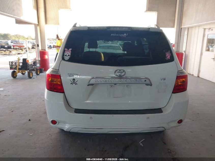 2008 Toyota Highlander Limited VIN: JTEDS42A282051729 Lot: 43634840