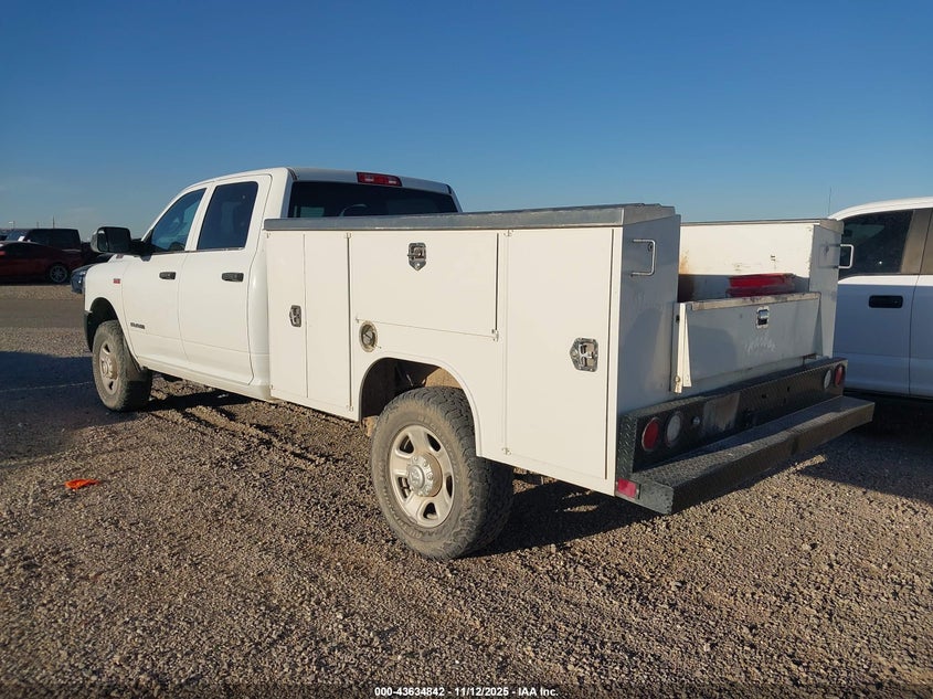 2022 Ram 2500 Tradesman 4X4 8' Box VIN: 3C7WR5HJ9NG273650 Lot: 43634842