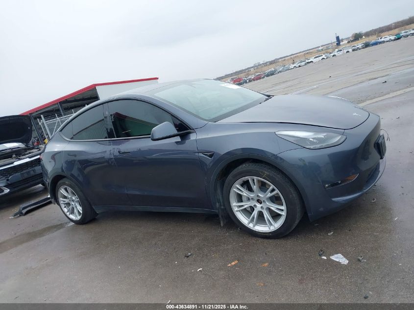 2023 Tesla Model Y Awd/Long Range Dual Motor All-Wheel Drive VIN: 7SAYGAEE6PF881441 Lot: 43634891