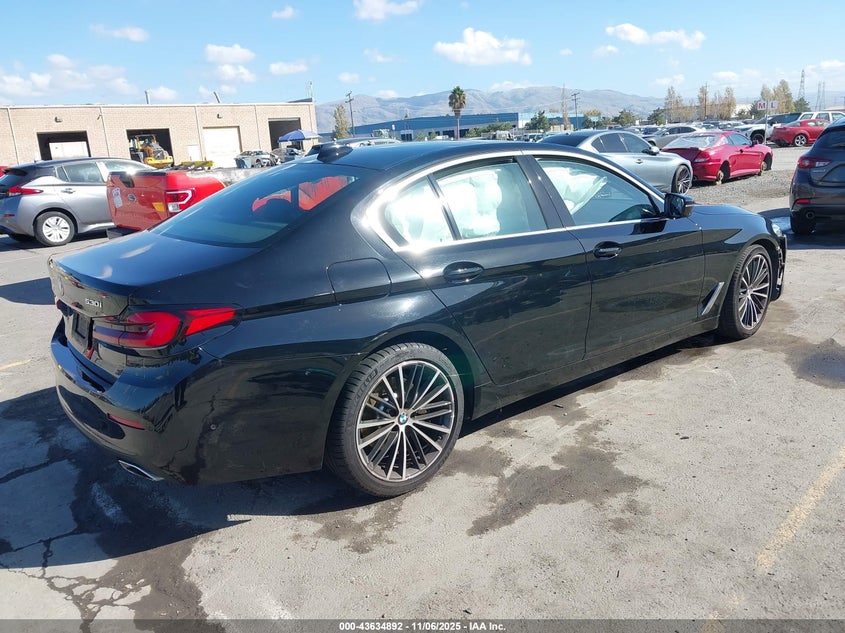 2021 BMW 530I WBA53BH0XMCF31014