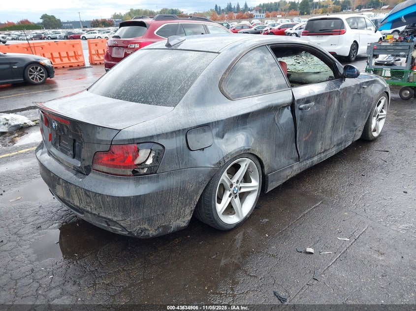 2008 BMW 135I VIN: WBAUC73508VF22666 Lot: 43634906