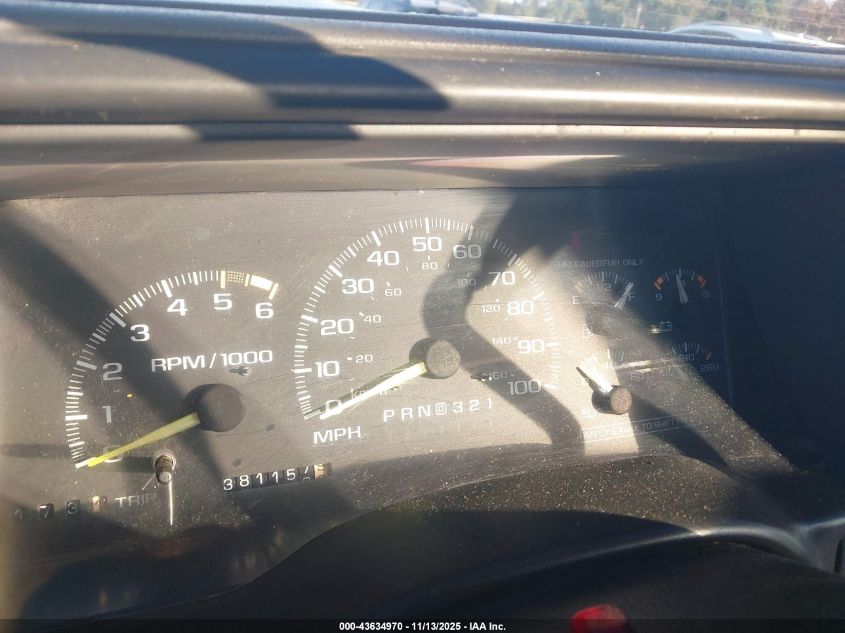 1996 Chevrolet Gmt-400 C1500 VIN: 1GCEC14W3TZ123227 Lot: 43634970