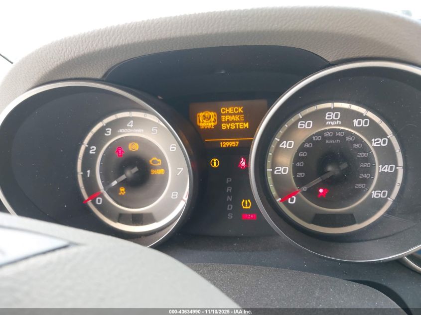 2012 Acura Mdx VIN: 2HNYD2H2XCH545299 Lot: 43634990