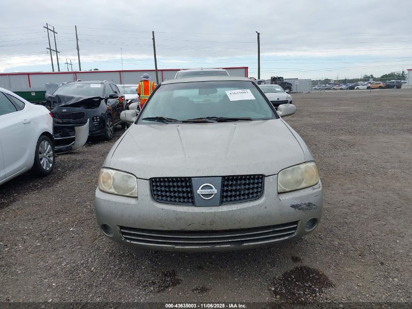2006 Nissan Sentra 1.8S VIN: 3N1CB51D86L523383 Lot: 43635003