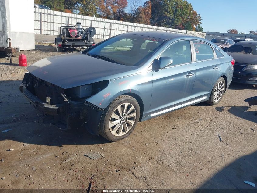 2016 HYUNDAI SONATA SPORT - 5NPE34AF5GH375161